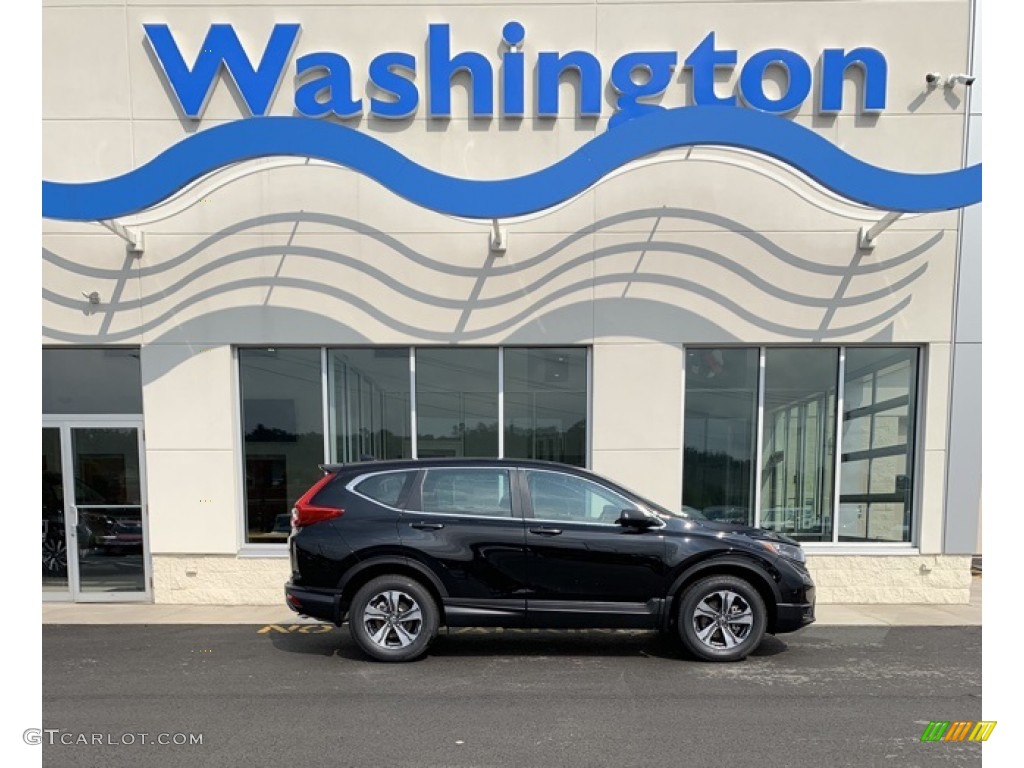 2019 CR-V LX AWD - Crystal Black Pearl / Black photo #1