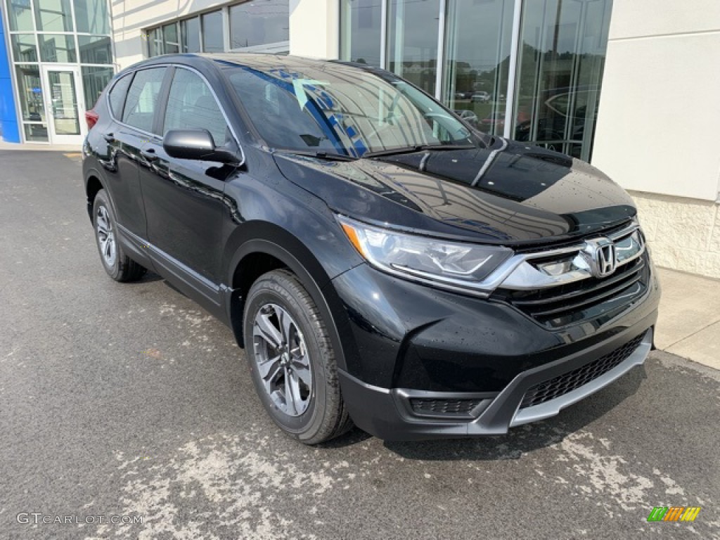 2019 CR-V LX AWD - Crystal Black Pearl / Black photo #2