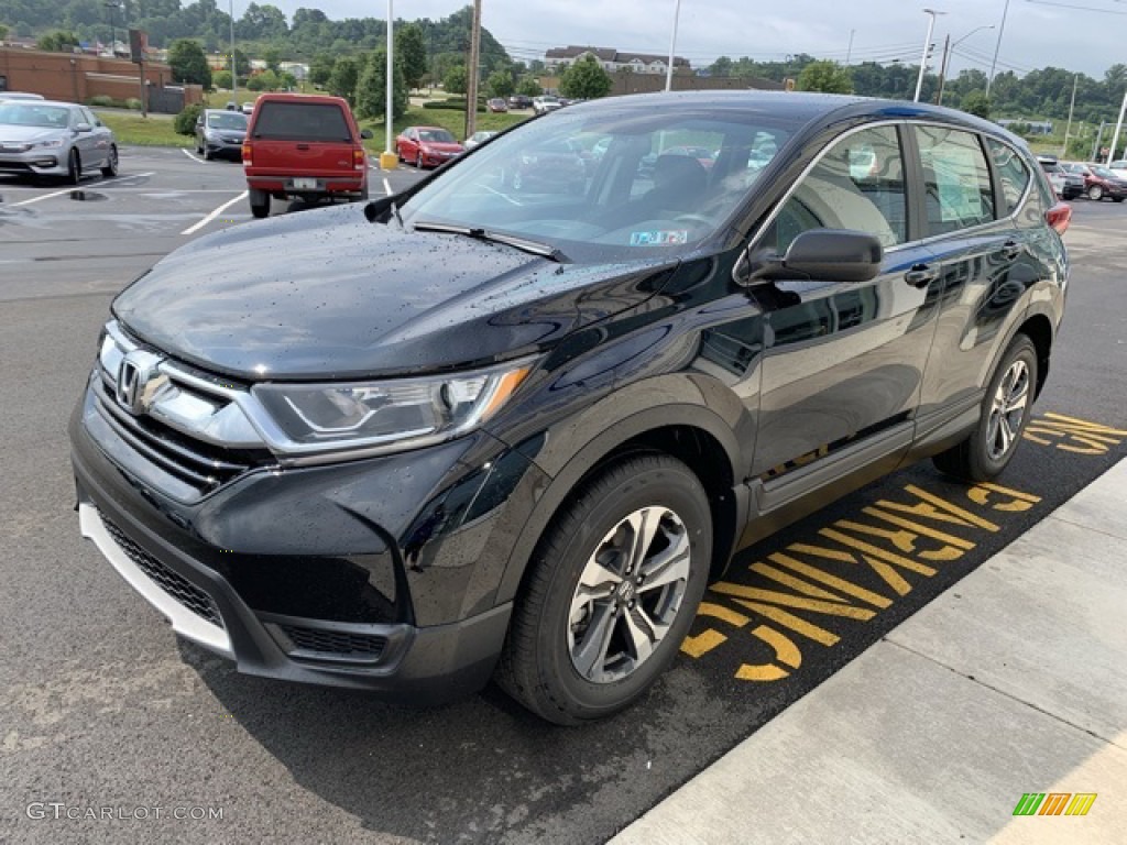 2019 CR-V LX AWD - Crystal Black Pearl / Black photo #4