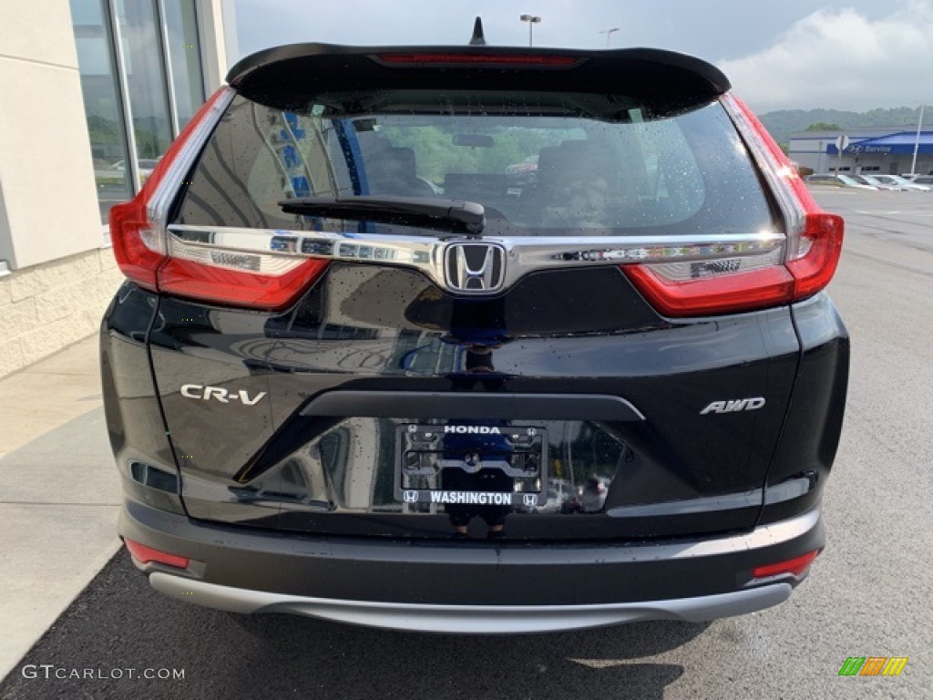 2019 CR-V LX AWD - Crystal Black Pearl / Black photo #6