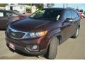 2013 Dark Cherry Kia Sorento LX  photo #4