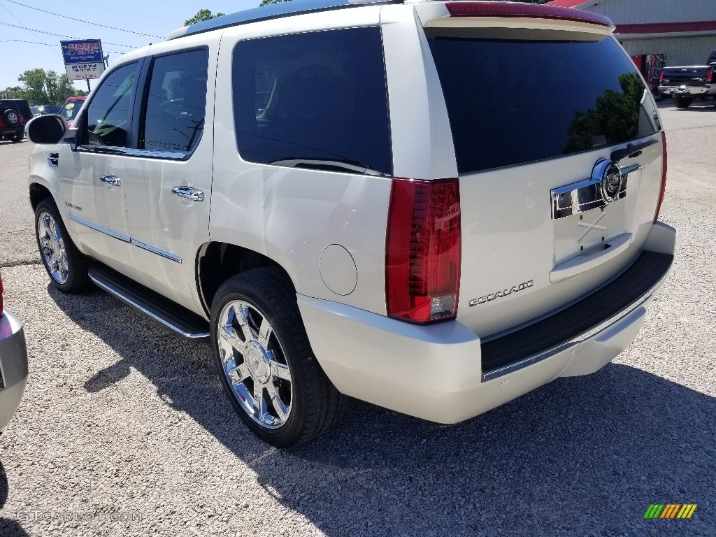 2007 Escalade AWD - White Diamond / Cocoa/Light Cashmere photo #5