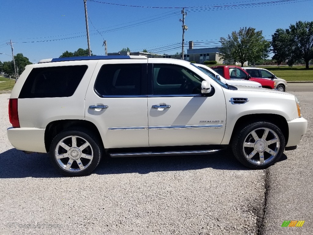 2007 Escalade AWD - White Diamond / Cocoa/Light Cashmere photo #8