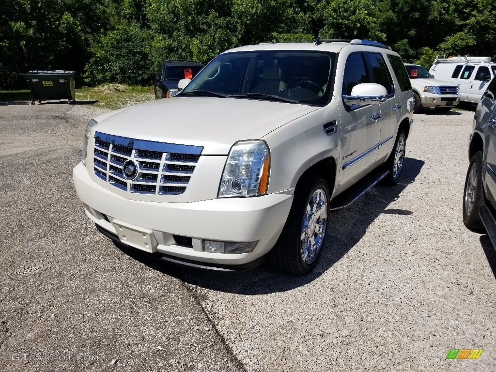 2007 Escalade AWD - White Diamond / Cocoa/Light Cashmere photo #12