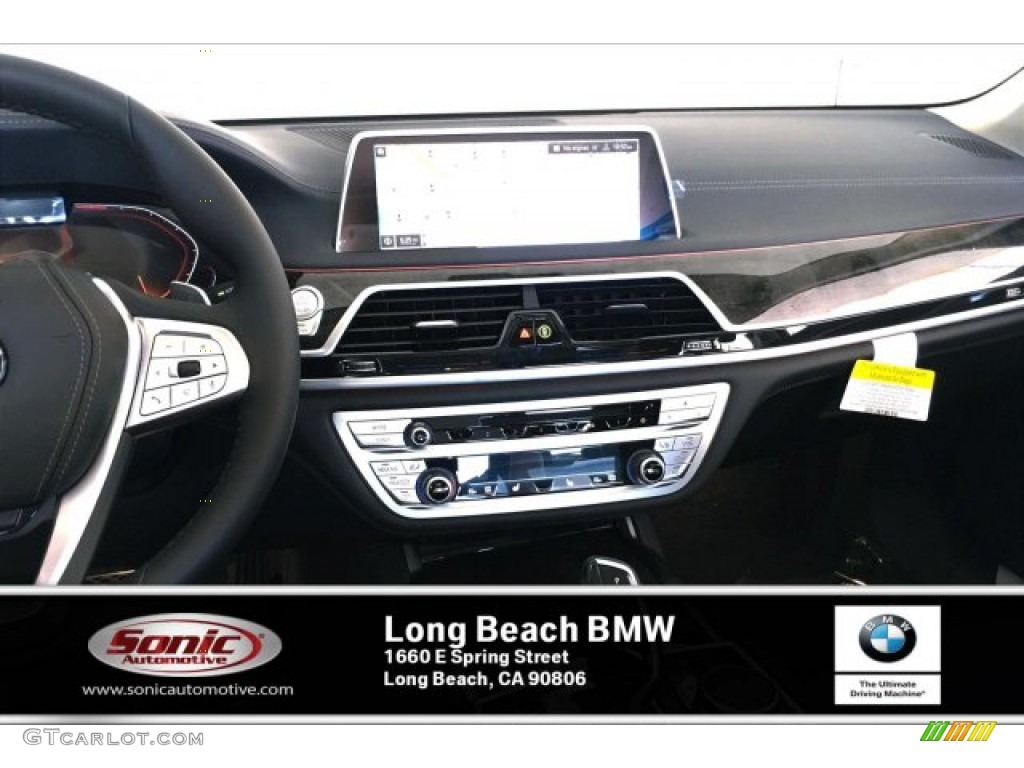 2020 7 Series 740i Sedan - Mineral White Metallic / Black photo #5