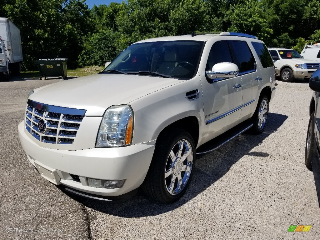 2007 Escalade AWD - White Diamond / Cocoa/Light Cashmere photo #35