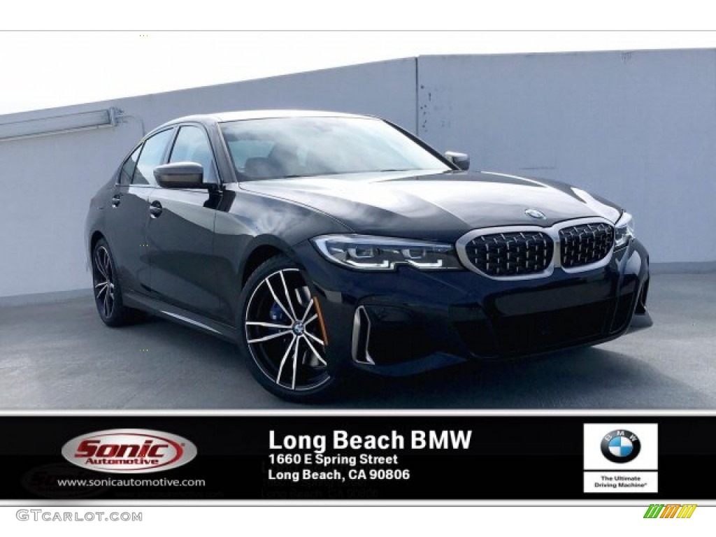 2020 3 Series M340i Sedan - Black Sapphire Metallic / Black photo #1