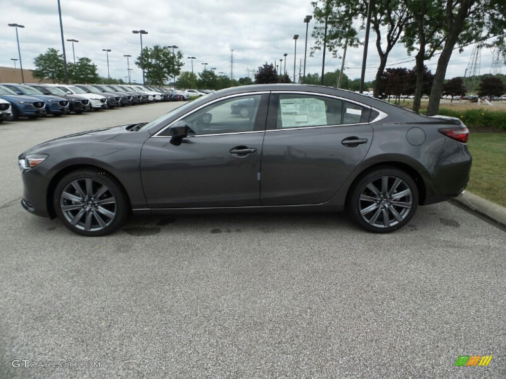 Machine Gray Metallic 2019 Mazda Mazda6 Grand Touring Exterior Photo #134273380