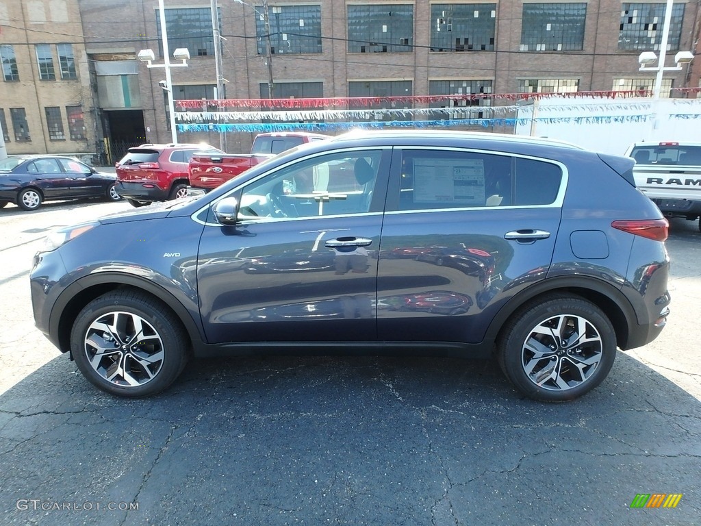 Pacific Blue 2020 Kia Sportage EX AWD Exterior Photo #134274016