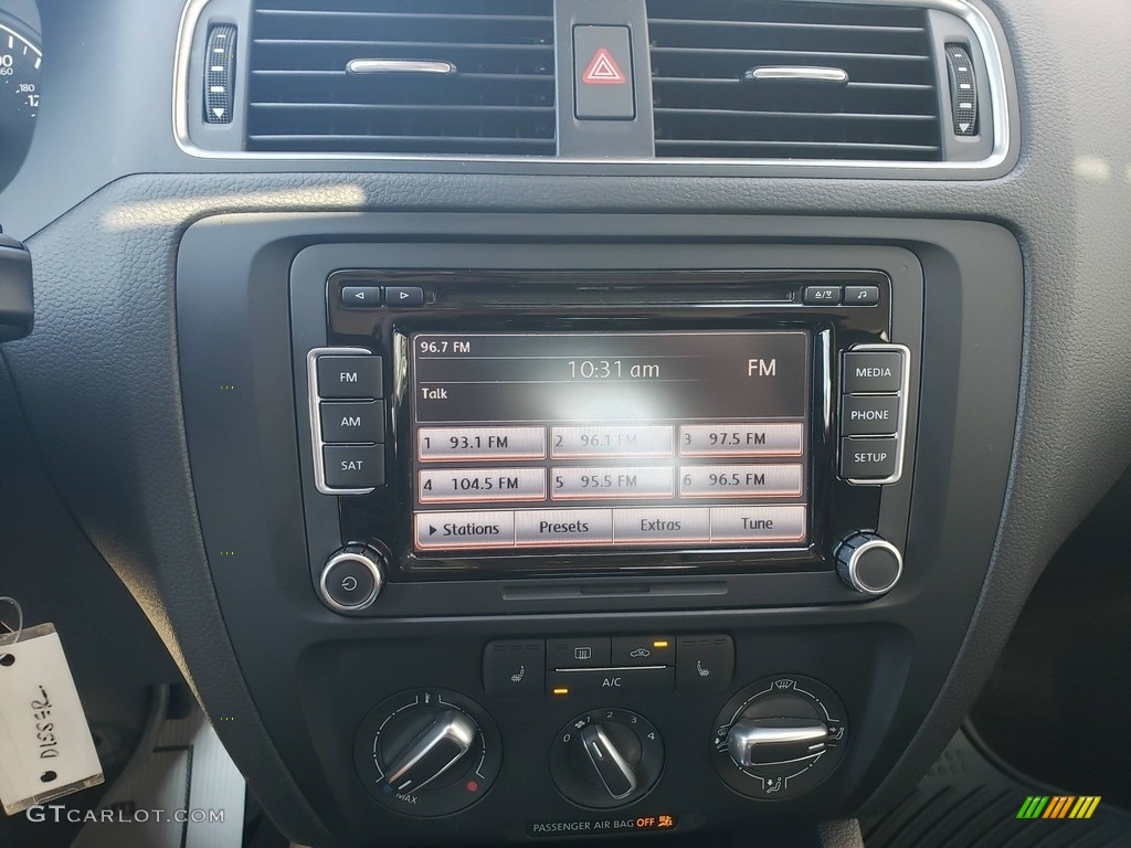 2014 Jetta TDI Sedan - Moonrock Silver Metallic / Titan Black photo #17