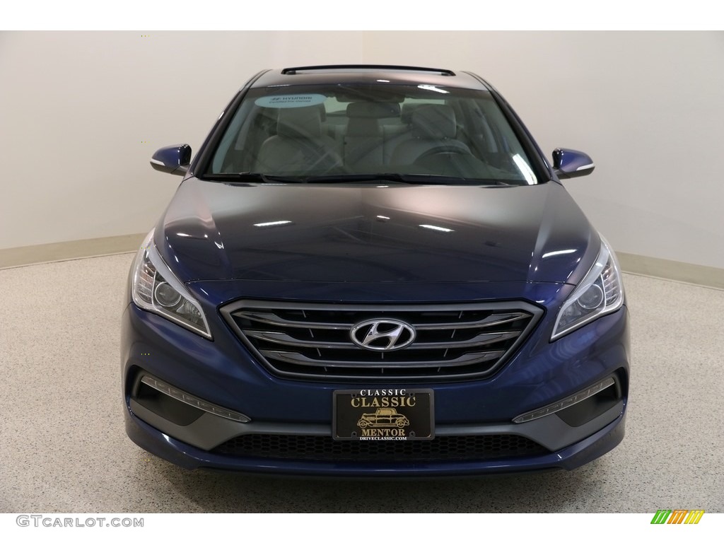 2016 Sonata Limited - Lakeside Blue / Gray photo #2