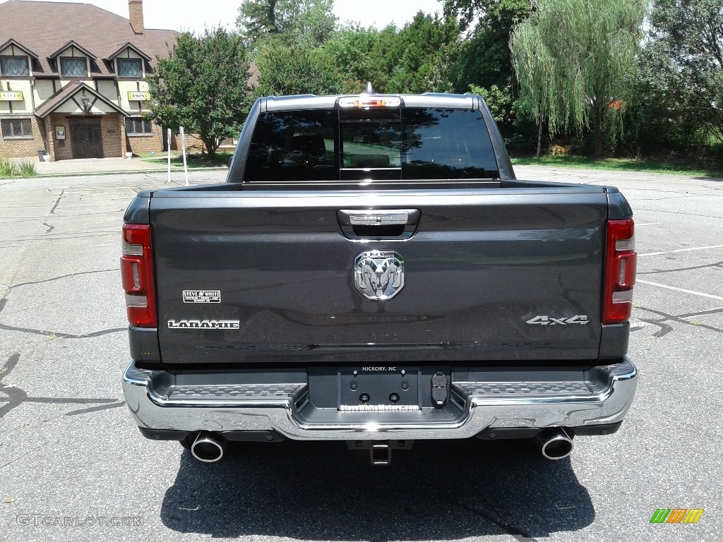 2019 1500 Laramie Crew Cab 4x4 - Granite Crystal Metallic / Mountain Brown/Light Frost Beige photo #7