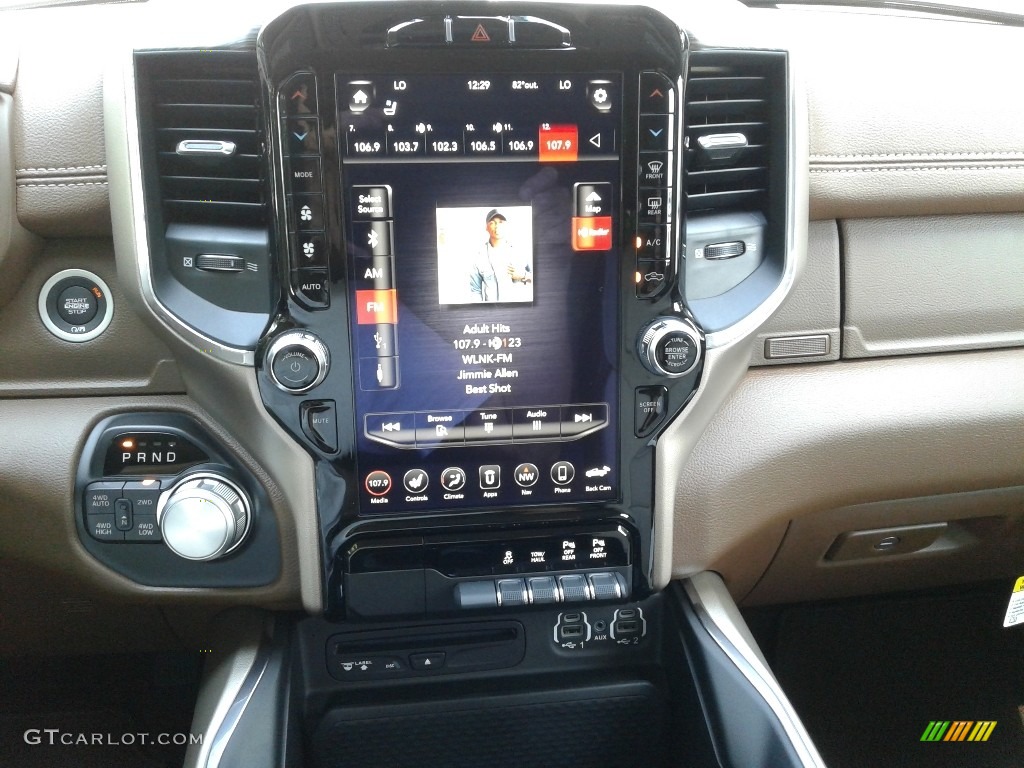 2019 1500 Laramie Crew Cab 4x4 - Granite Crystal Metallic / Mountain Brown/Light Frost Beige photo #22