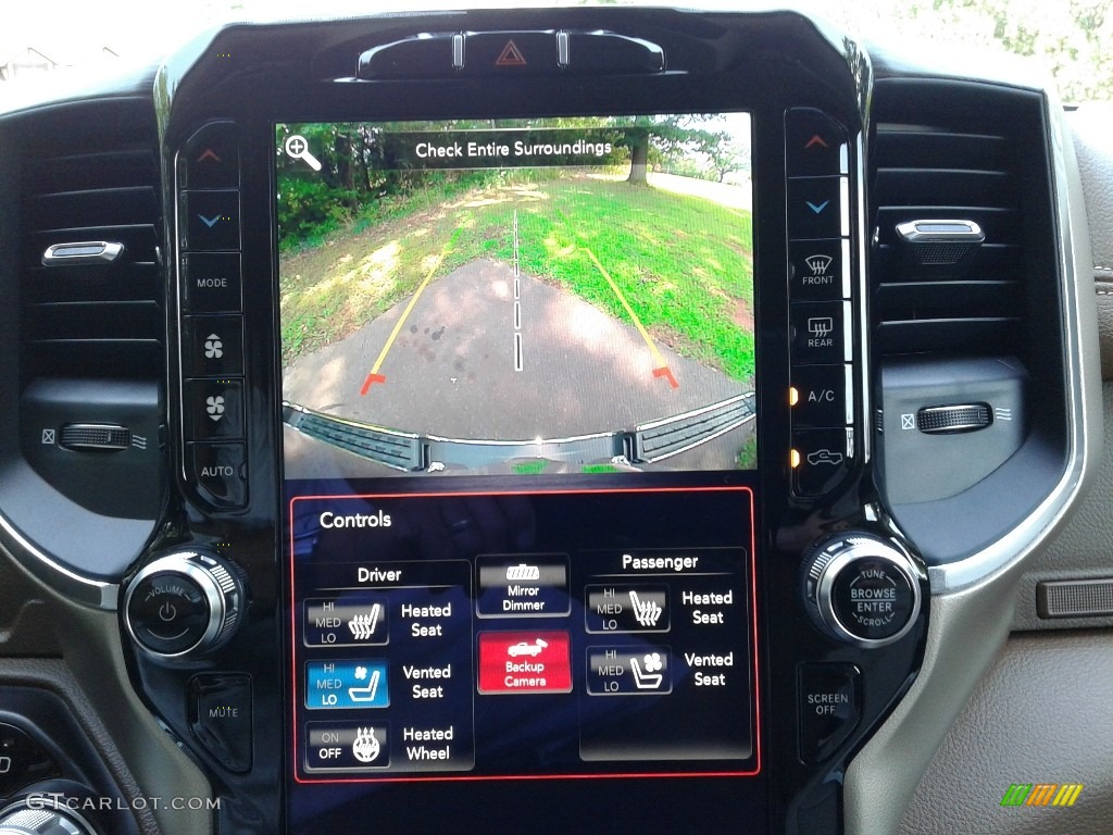 2019 1500 Laramie Crew Cab 4x4 - Granite Crystal Metallic / Mountain Brown/Light Frost Beige photo #25