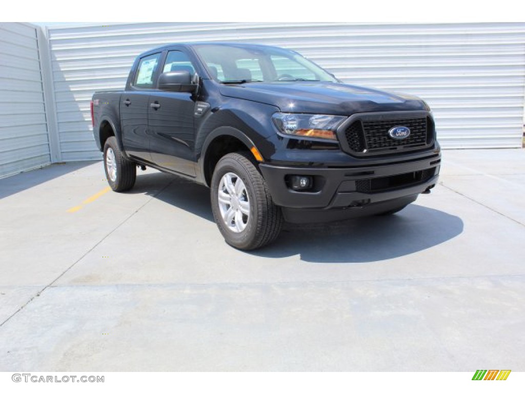 Shadow Black 2019 Ford Ranger XL SuperCrew Exterior Photo #134277442