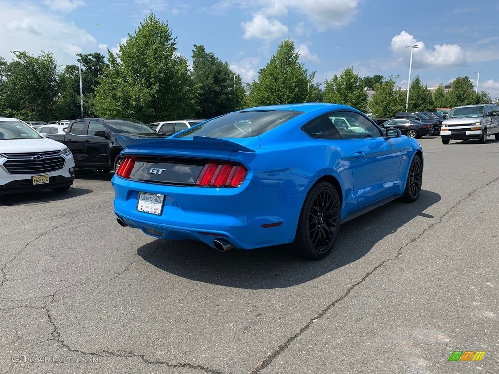 2017 Mustang GT Coupe - Grabber Blue / Ebony photo #4