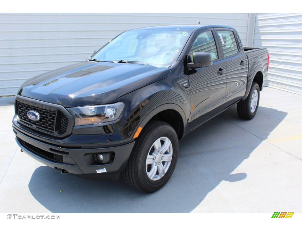 Shadow Black 2019 Ford Ranger XL SuperCrew Exterior Photo #134277460
