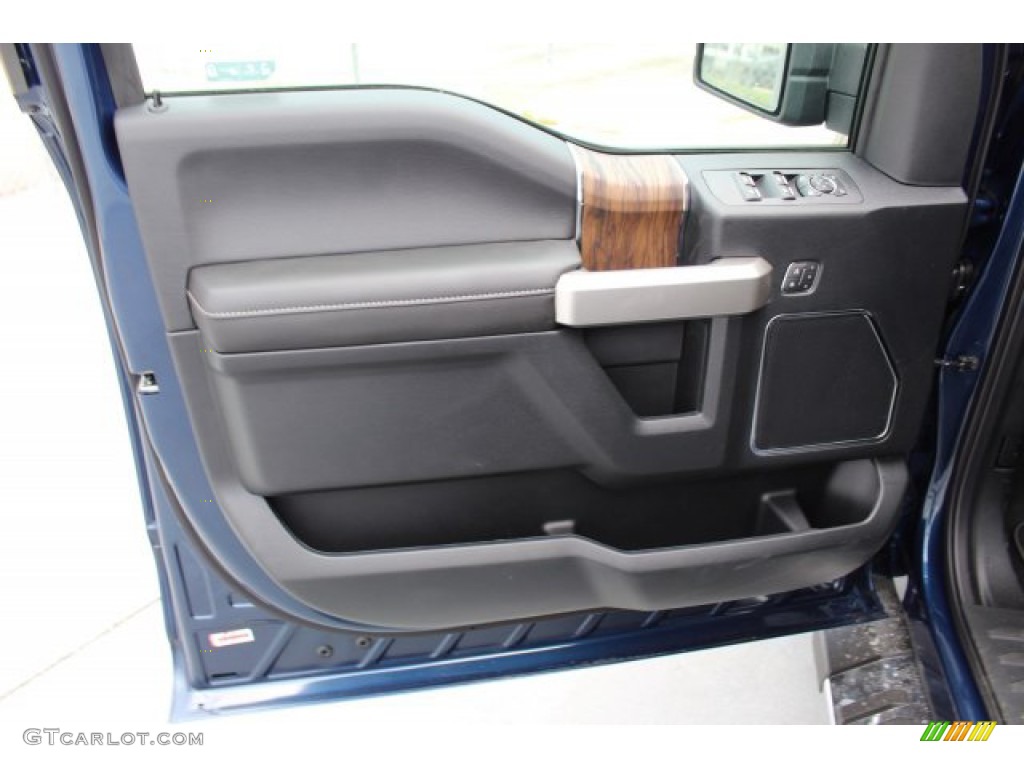 2019 F150 Lariat SuperCrew 4x4 - Blue Jeans / Black photo #6