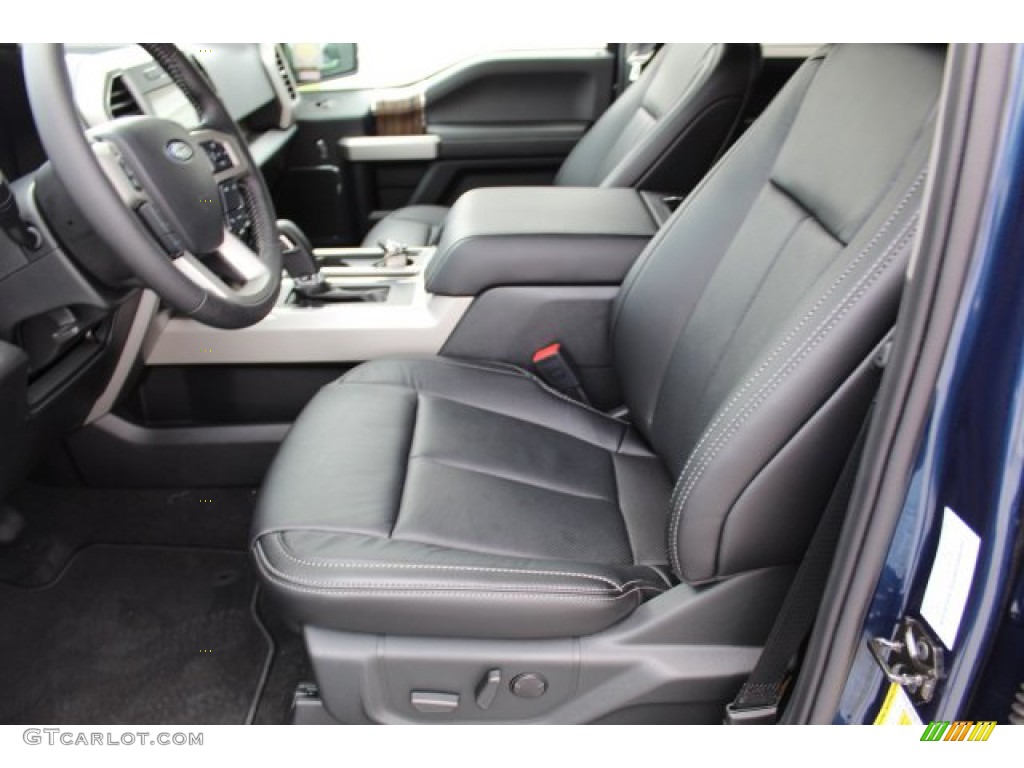 2019 F150 Lariat SuperCrew 4x4 - Blue Jeans / Black photo #7