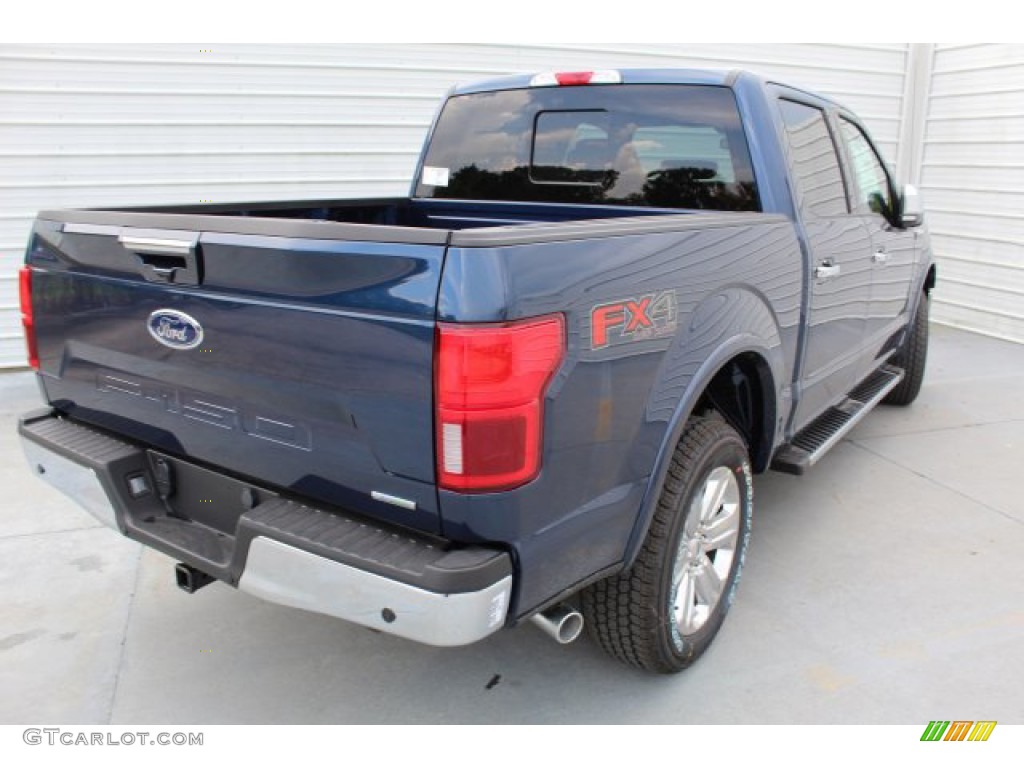 2019 F150 Lariat SuperCrew 4x4 - Blue Jeans / Black photo #19