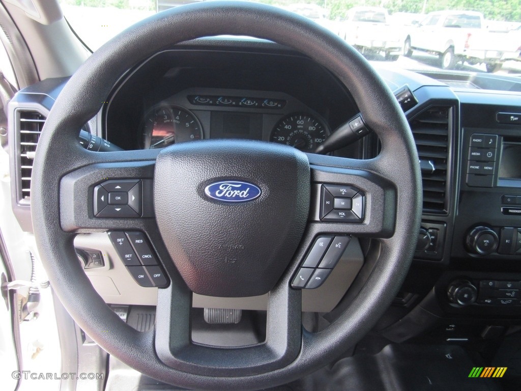 2017 F150 XL SuperCab 4x4 - Oxford White / Earth Gray photo #24
