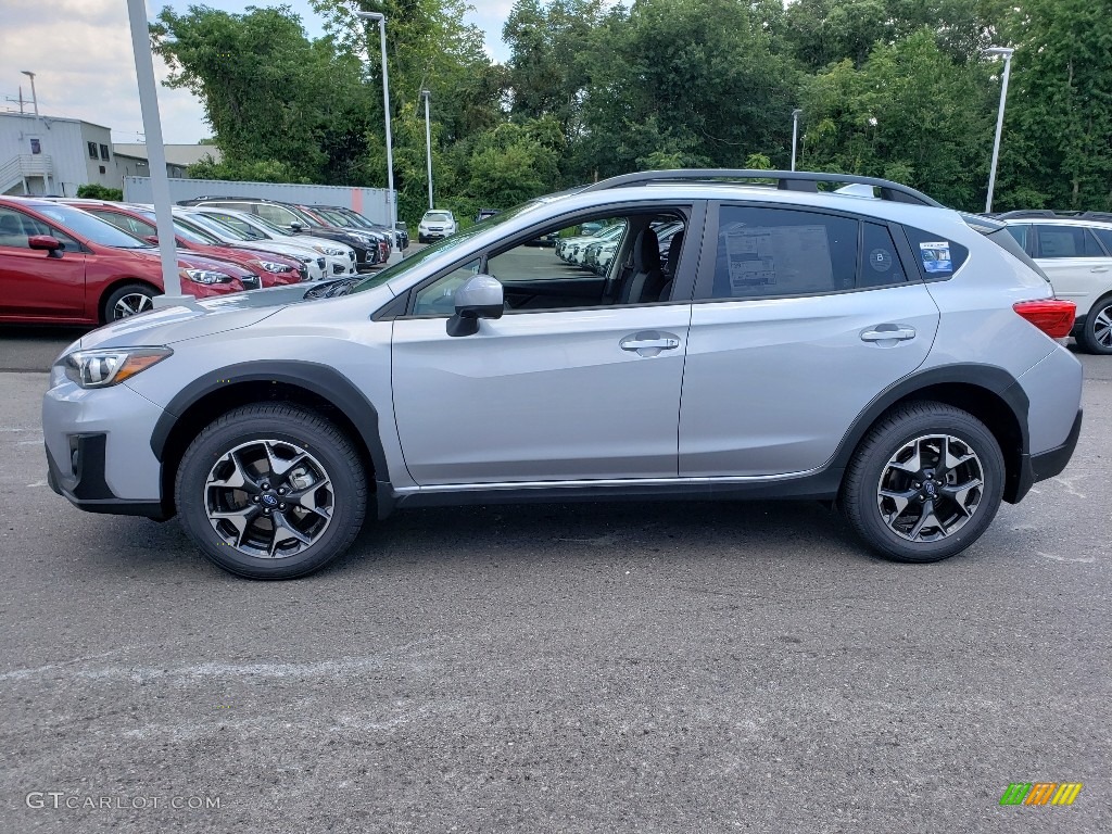 2019 Crosstrek 2.0i Premium - Ice Silver Metallic / Black photo #3