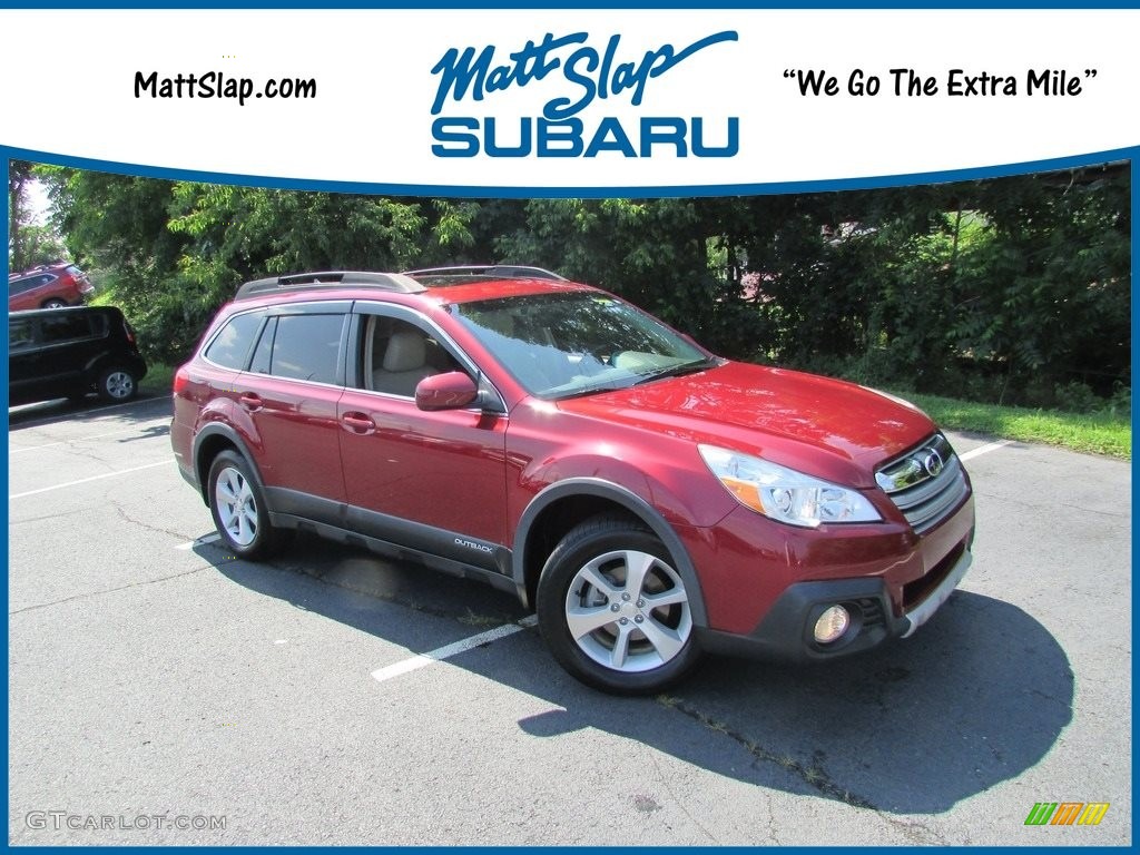 Venetian Red Pearl Subaru Outback