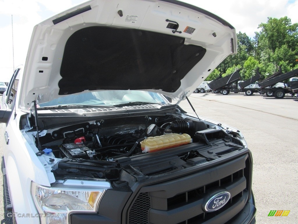 2017 F150 XL SuperCab 4x4 - Oxford White / Earth Gray photo #54