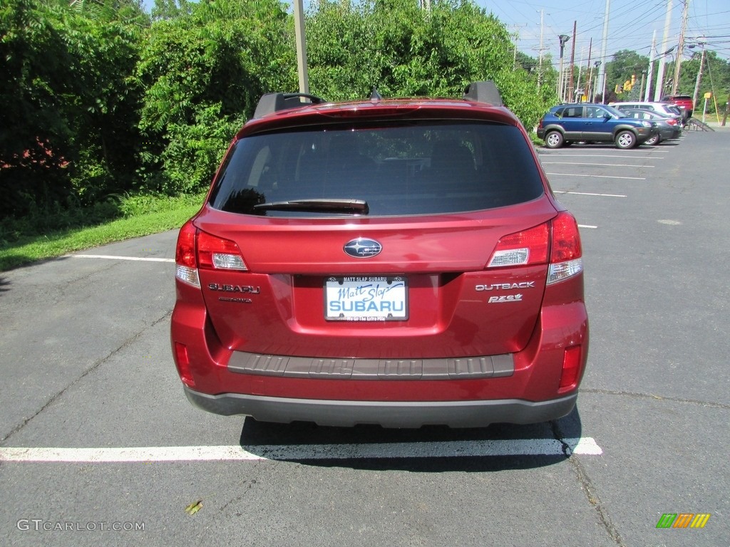2013 Outback 2.5i Limited - Venetian Red Pearl / Warm Ivory Leather photo #7