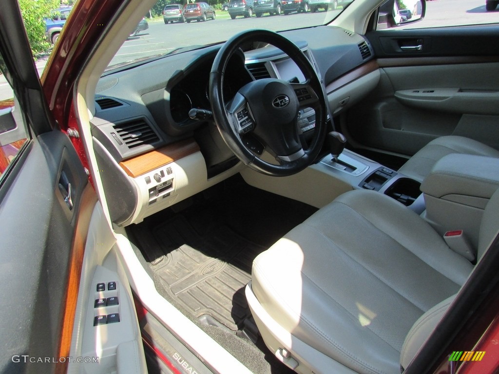 2013 Outback 2.5i Limited - Venetian Red Pearl / Warm Ivory Leather photo #11