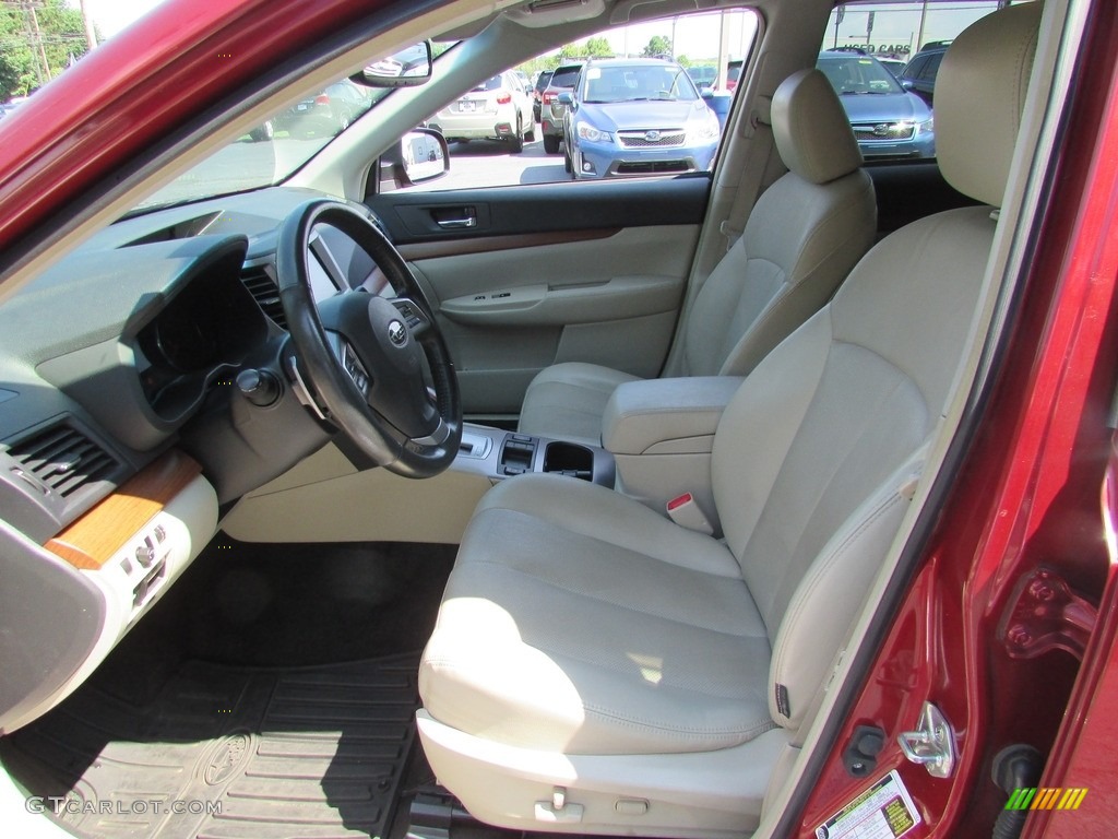 2013 Outback 2.5i Limited - Venetian Red Pearl / Warm Ivory Leather photo #12