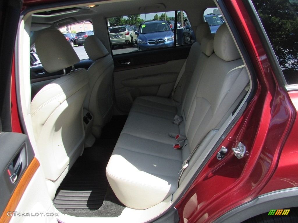 2013 Outback 2.5i Limited - Venetian Red Pearl / Warm Ivory Leather photo #21