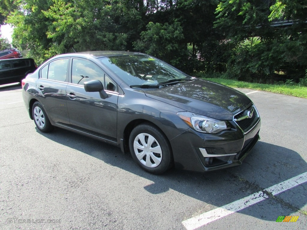 2016 Impreza 2.0i 4-door - Dark Gray Metallic / Black photo #4