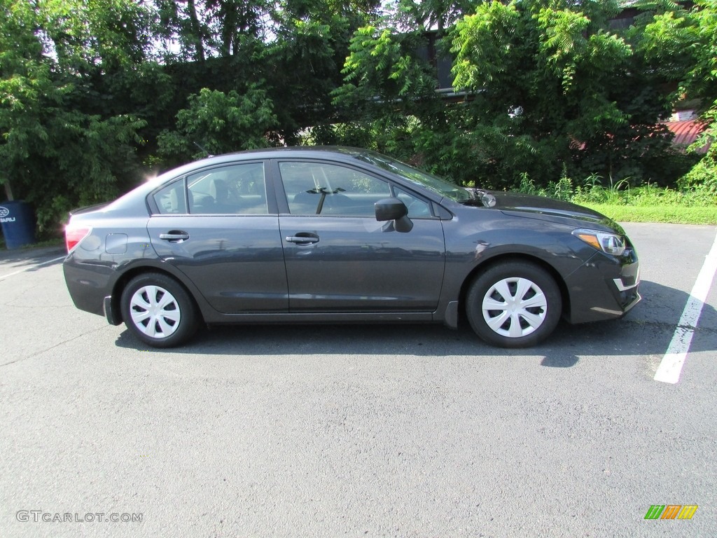 2016 Impreza 2.0i 4-door - Dark Gray Metallic / Black photo #5