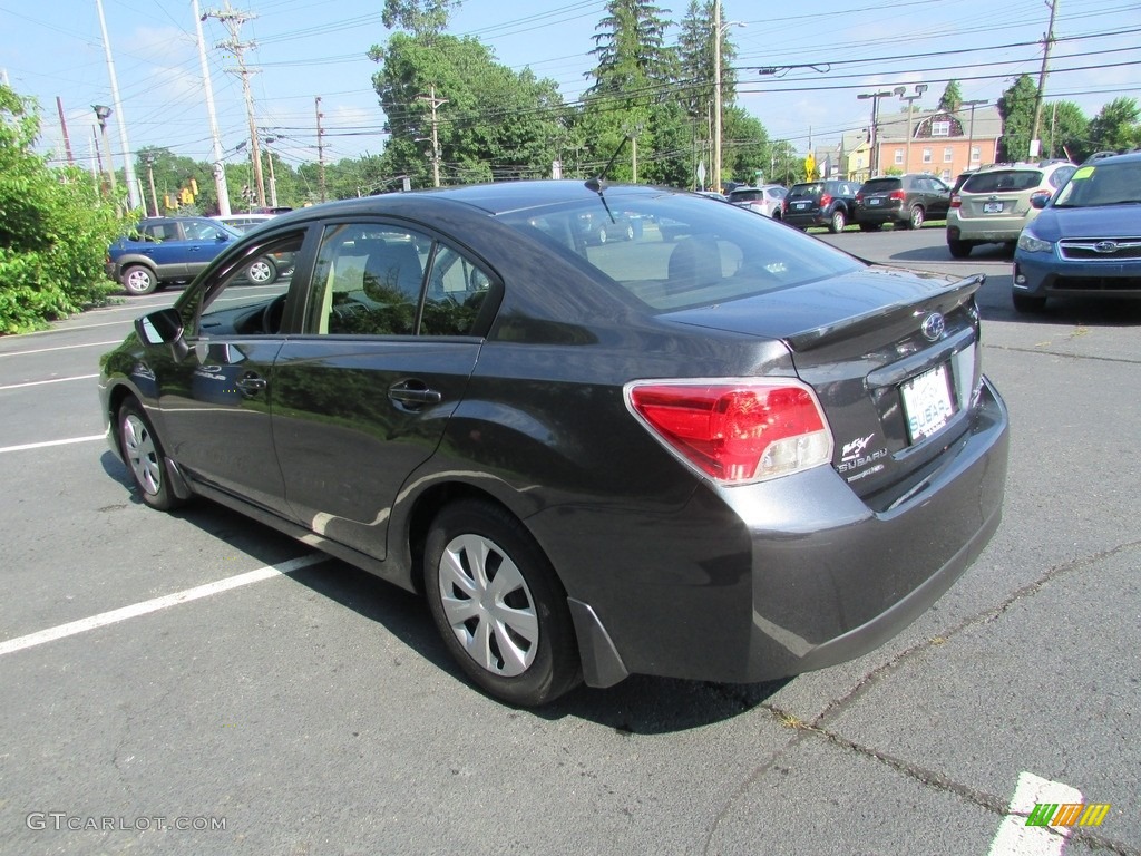 2016 Impreza 2.0i 4-door - Dark Gray Metallic / Black photo #8