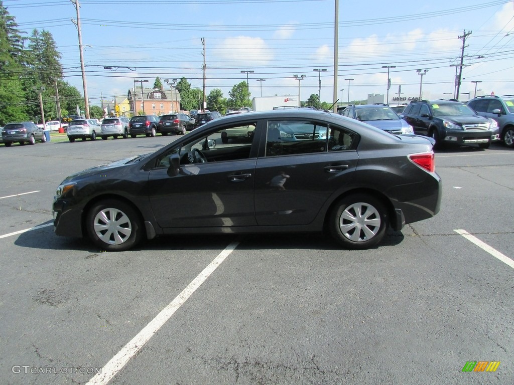2016 Impreza 2.0i 4-door - Dark Gray Metallic / Black photo #9