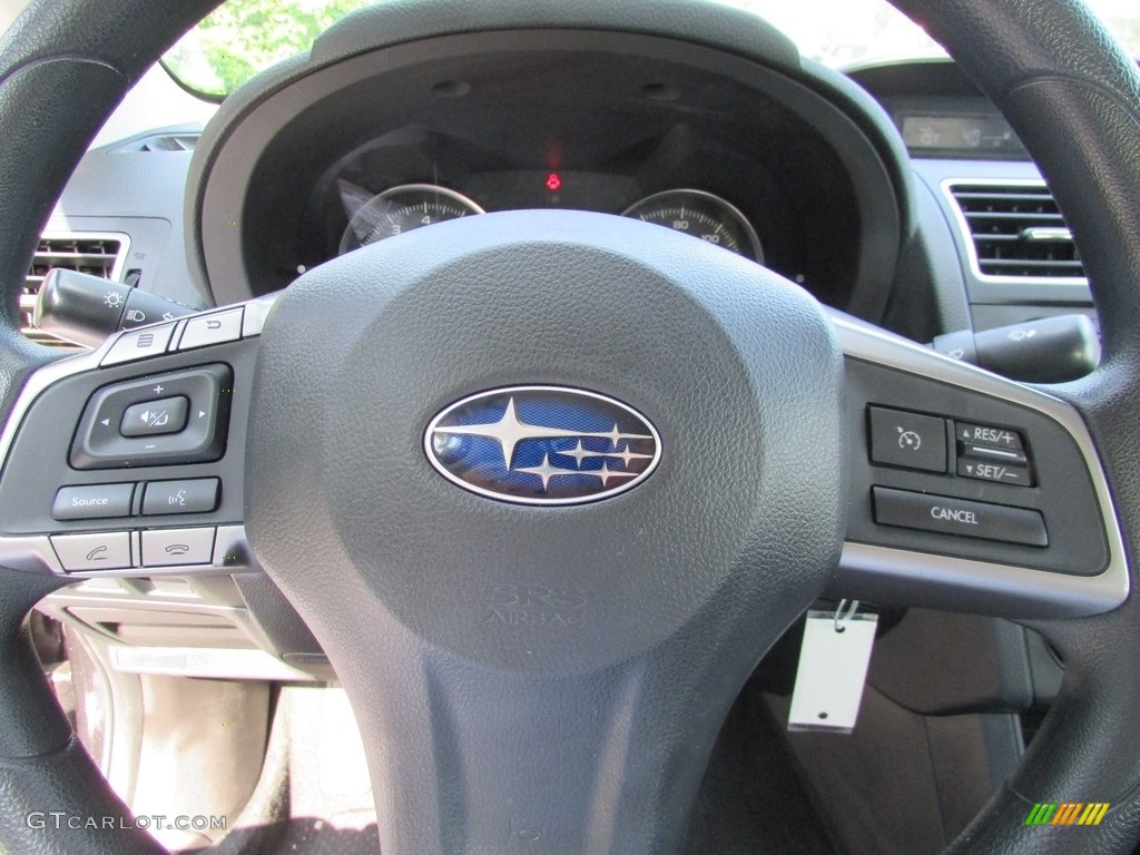 2016 Impreza 2.0i 4-door - Dark Gray Metallic / Black photo #11