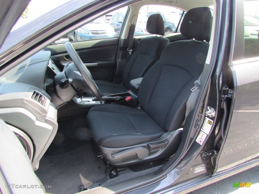 2016 Impreza 2.0i 4-door - Dark Gray Metallic / Black photo #16