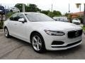 Crystal White Pearl Metallic 2017 Volvo S90 T5 Exterior