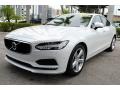 Crystal White Pearl Metallic 2017 Volvo S90 T5 Exterior