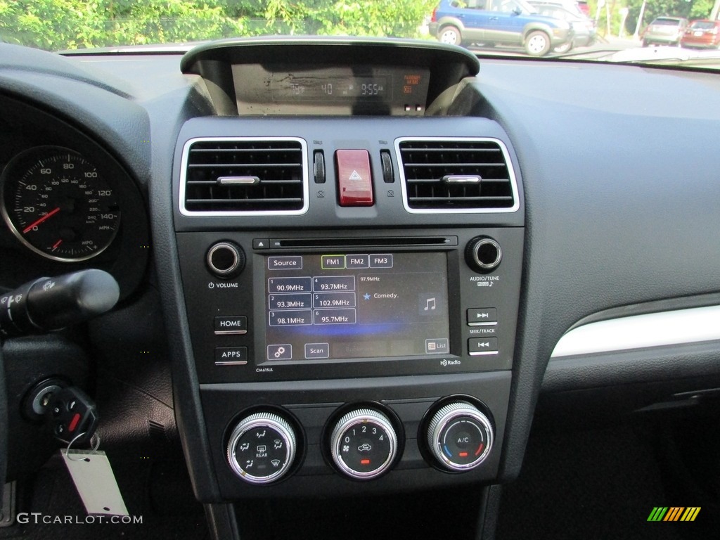 2016 Impreza 2.0i 4-door - Dark Gray Metallic / Black photo #25