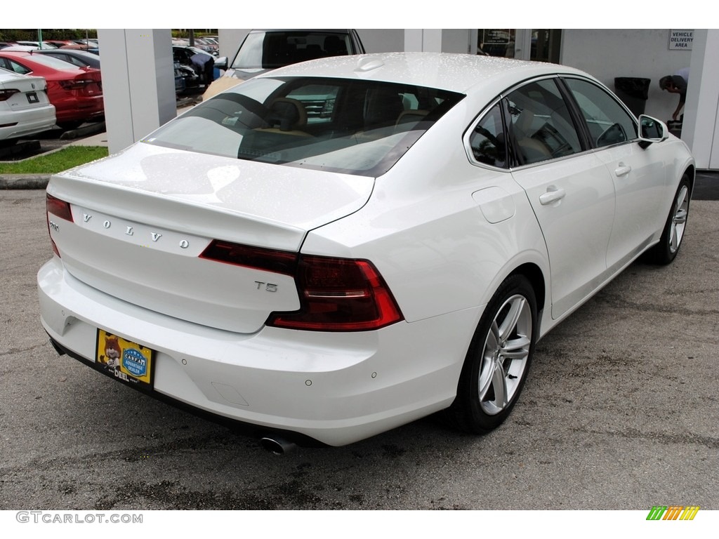 2017 S90 T5 - Crystal White Pearl Metallic / Amber photo #9