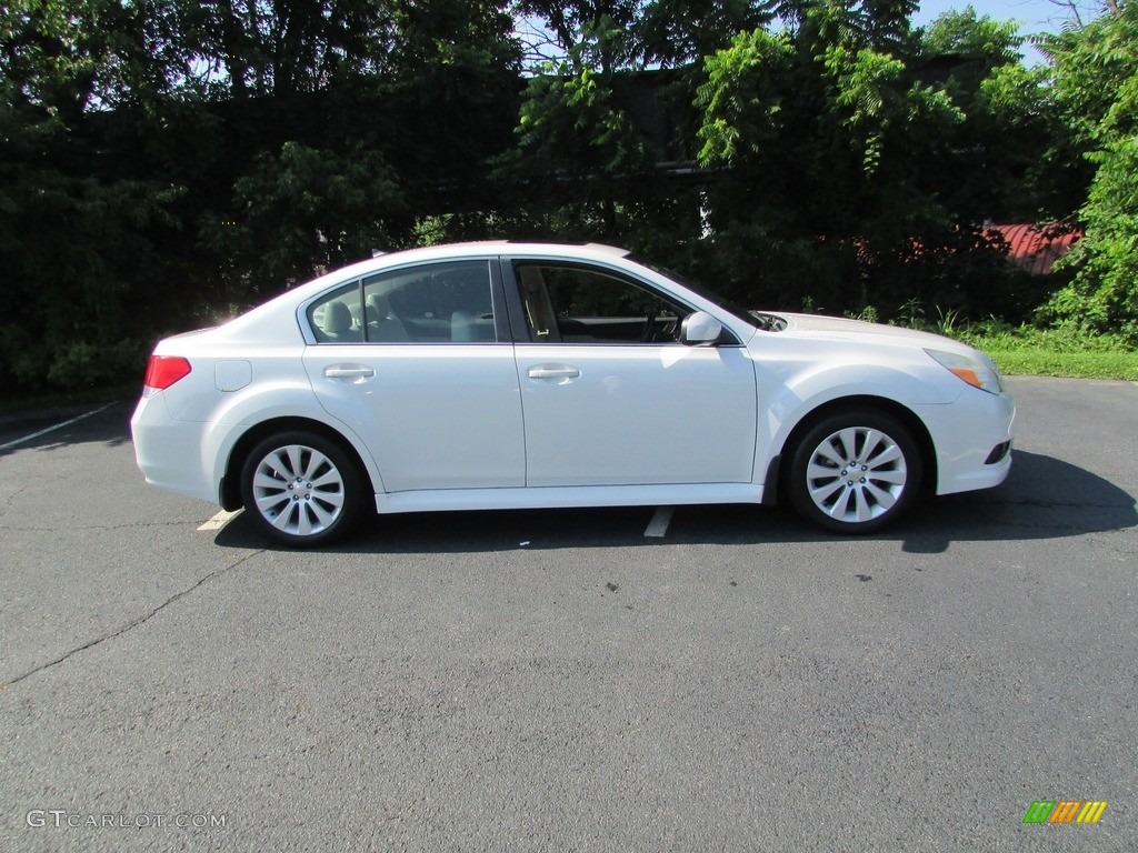 2011 Legacy 2.5i Limited - Satin White Pearl / Warm Ivory photo #5