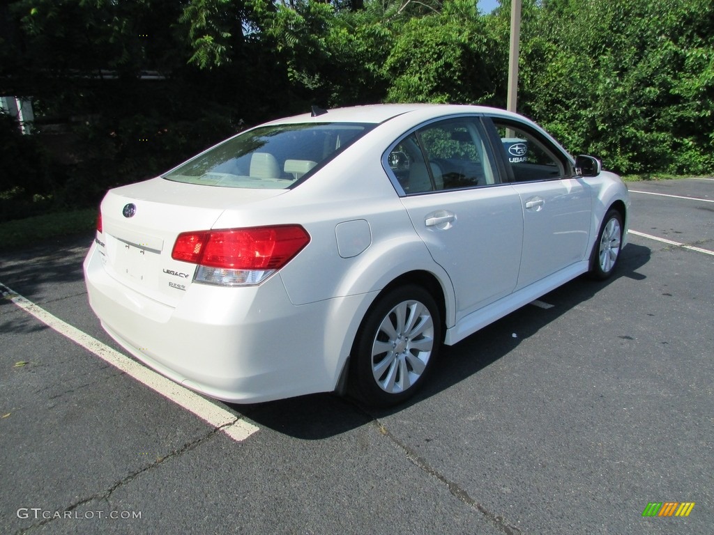 2011 Legacy 2.5i Limited - Satin White Pearl / Warm Ivory photo #6