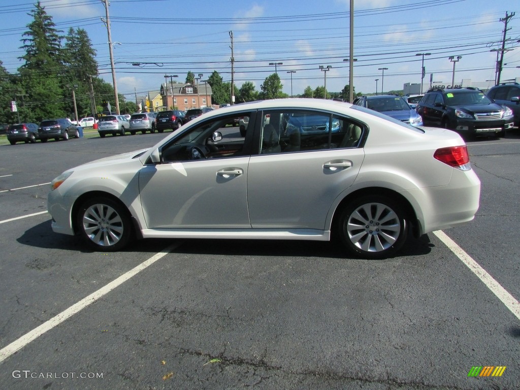 2011 Legacy 2.5i Limited - Satin White Pearl / Warm Ivory photo #9