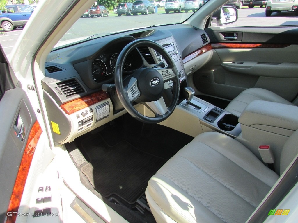 2011 Legacy 2.5i Limited - Satin White Pearl / Warm Ivory photo #12