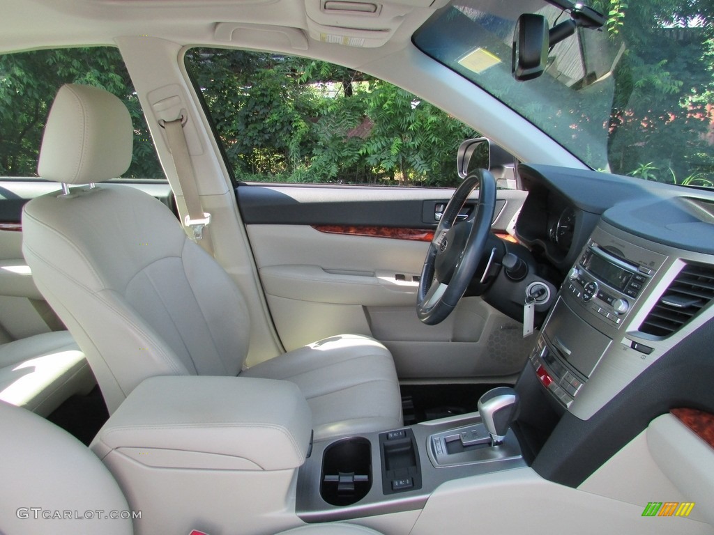 2011 Legacy 2.5i Limited - Satin White Pearl / Warm Ivory photo #17
