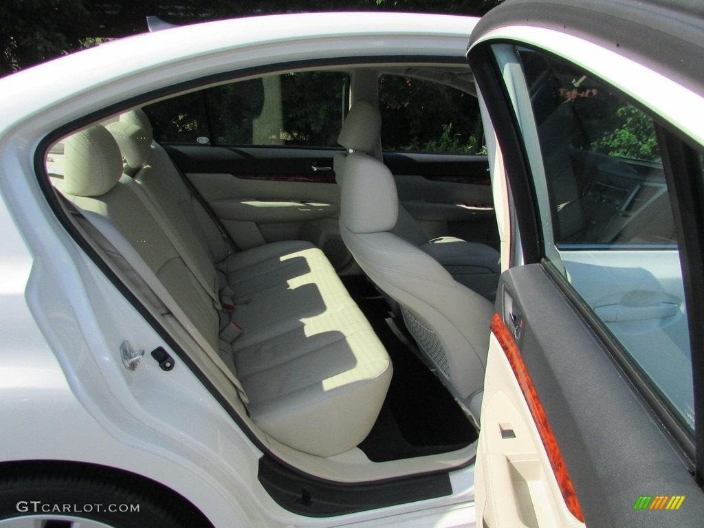 2011 Legacy 2.5i Limited - Satin White Pearl / Warm Ivory photo #19