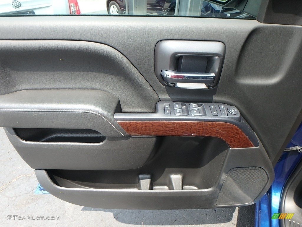 2019 GMC Sierra 1500 Limited SLE Double Cab 4WD Jet Black Door Panel Photo #134281780