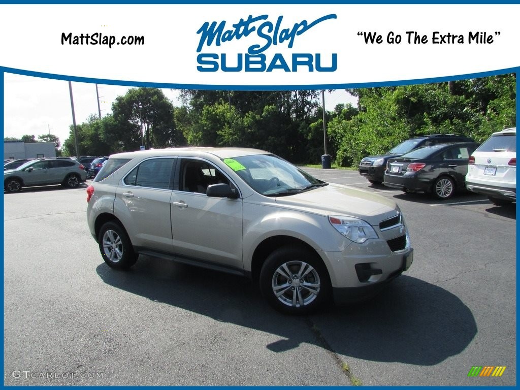 2013 Equinox LS - Champagne Silver Metallic / Light Titanium/Jet Black photo #1